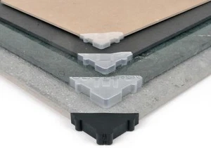 SET 4 PROTECTORS FOR PORCELAIN TILE MONTOLIT CORNER - Picture 1 of 5