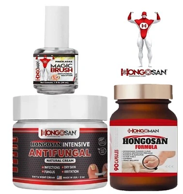 ALLSTOP HONGOSAN PINCELADAS Anti-fungal set athletes foot feet itch Toe Nail Health support HEALTHY nail SKI