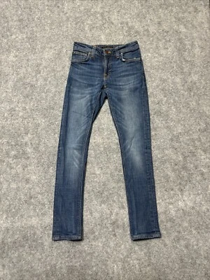 Pantalones de mezclilla para mujer Nudie Jeans ajustados talla 26 azul lavado medio Foto 1 de 4