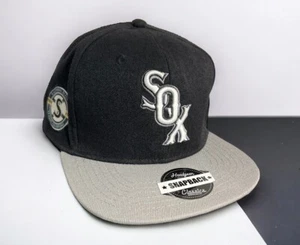 Sombrero con cierre a presión Headgear Classics ajustable negro SOX NL 1916 a 1933 - Imagen 1 de 13