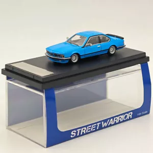 1/64 STREET WARRIOR BMW E24 6 Series 635 CSI Blue Diecast Models Car Toy Limited - Picture 1 of 7