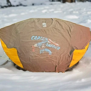 Vintage 2009 Marvel Captain America Men's 4XL Tee Shirt - Picture 1 of 6