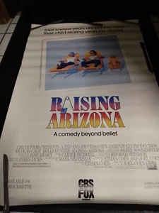 Vintage Original Movie Poster "Raising Arizona" 26x40 ROLLED 26x40 (SEE DESCRIP) - Picture 1 of 1