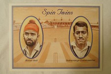 Cricket - Spin Twins -Bedi - Chandrasekhar -Standout Collection by County Print.