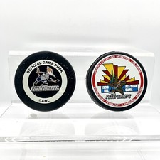 Vintage Phoenix Road Runners IHL And AHL Hockey Pucks /ah