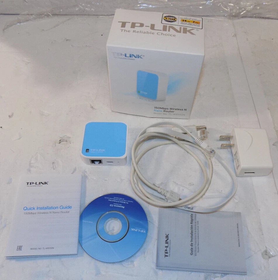TP-Link Model TL-WR702N 150Mbps Wireless N Nano Router - Image 1 of 1