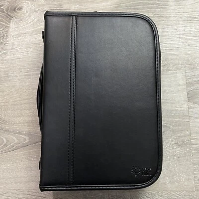 Case Logic Leather 100 Disc CD/DVD/Blue Ray Zip-Up Binder Carry Case with Handle - Image 1 of 4