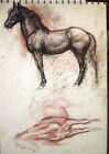 #3 Maureen Love Original Sketches Horse with Head View