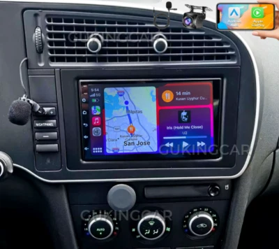 For 2007-2011 Saab 9-3 93 Car Radio Stereo GPS Navi WIFI Android  Carplay  Foto 1 de 4