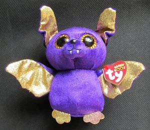 COUNT the Halloween PURPLE BAT - NEW TY Beanie Boos 6"  NEW with MINT TAGS - Picture 1 of 1