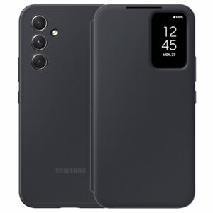 Official Samsung Smart View Wallet Flip Case for Galaxy A54 5G - Black