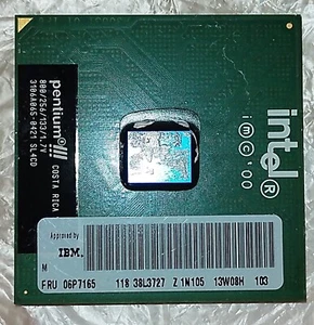 CPU PROCESSOR INTEL PENTIUM 3 III 800MHz Socket-370 SL4CD IBM FRU 06P7165 ok - Imagen 1 de 5