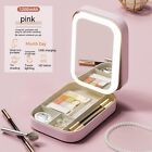 New Integrated makeup storage box with light-filling mirror, Portable Travel