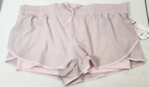 Love & Sports Womens Drawstring Pull On Shorts Size XXXL (22) With Pockets NEW - Picture 1 of 9