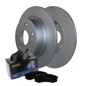 Rear Brake Kit 282mm Disc Rotors Akebono Ceramic Pads For Acura ILX Honda Accord - Picture 1 of 8