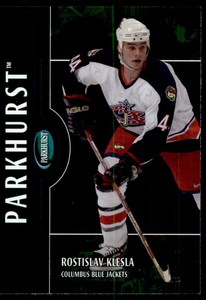 2002-03 PARKHURST ROSTISLAV KLESLA COLUMBUS BLUE JACKETS #62