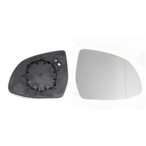 BMW X3 2014->2019 DOOR MIRROR GLASS SILVER ASPHERIC,HEATED & BASE,RIGHT SIDE - Picture 1 of 2