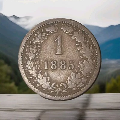 1885 ~ 1 Kreuzer ~ Austria ~ Vintage World Coin  - Image 1 of 4