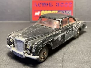 1961-66 Corgi Toys 224 BENTLEY CONTINENTAL SPORTS SALOON Black/Silver NO BOX - A - Picture 1 of 11