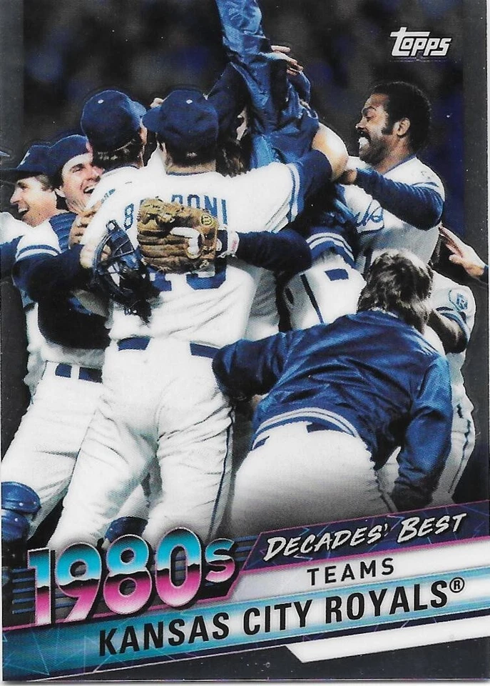 ROYALS  TEAM 2020 Topps Series 2  Chrome 1980s Decades' Best - ROYALS - #DB-56 - Image 1 of 1