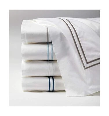 Sábana plana Sferra Grande Hotel - Completa/Reina - Blanca/Blanca Foto 1 de 4