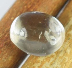 Natürlicher Ceylon weißer Saphir 13,85 Karat ovaler Cabochon Edelstein zertifiziert C1055 - Bild 1 von 9