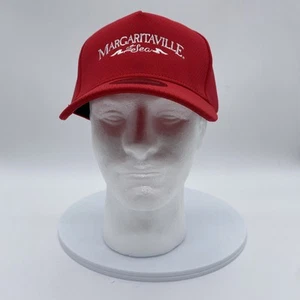 NWT Margaritaville at Sea Velcroback Hat Red - Picture 1 of 6
