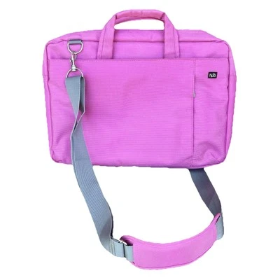 HUB Pink Canvas Satchel Bag High Quality Adjustable Padded Shoulder Strap - Image 1 of 4