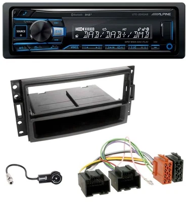 Alpine USB Bluetooth DAB MP3 Autoradio für Chevrolet Corvette Uplander 05-13 - Bild 1 von 4