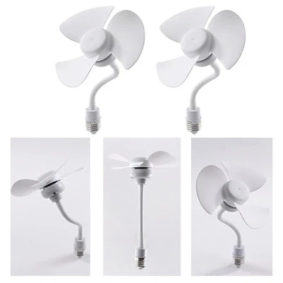 Verstellbarer E27 Tischventilator mit kompaktem Design f??r effiziente K??hll?s - Bild 1 von 4