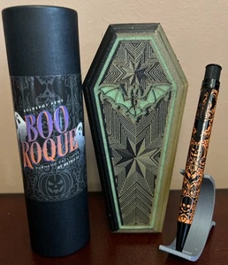 RETRO 51 BOOROQUE Exclusive LIMITED ED. Rollerball Pen & GID Coffin Pen Holder - Picture 1 of 22