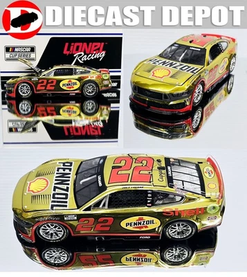 JOEY LOGANO 2024 SHELL PENNZOIL COLOR CHROME 1/24 ARC DIECAST - Image 1 of 4
