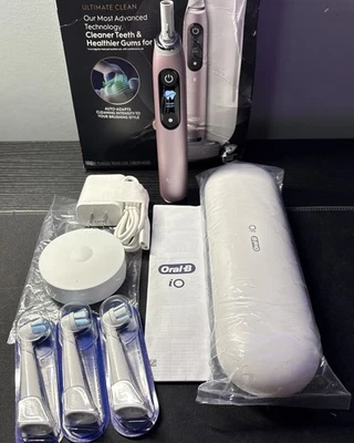 Oral-B iO Series 9 Limited Rechargeable Rose Quartz Electric Toothbrush  - Image 1 of 4