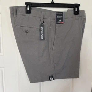 Herren Roundtree & Yorke Casuals gerade Passform vorne flach 5" Schrittlänge Stretchstoff - Bild 1 von 3