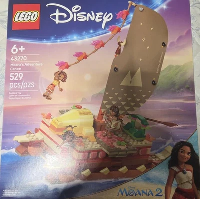 LEGO Disney Moana 2 Moana’s Adventure Canoe Set 43270 Nuevo Precintado Foto 1 de 2
