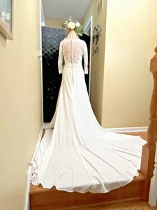 Abito da sposa Pronovias Tane avorio taglia 10 US - Foto 1 di 23