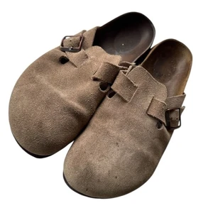 Betula by Birkenstock’s Boston suede leather clogs Women’s 10 Men’s 8 - Picture 1 of 8