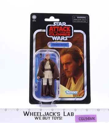 Figura de acción Hasbro Obi-Wan Kenobi Star Wars AOTC 2022 NUEVO SELLADO MOSC Foto 1 de 4