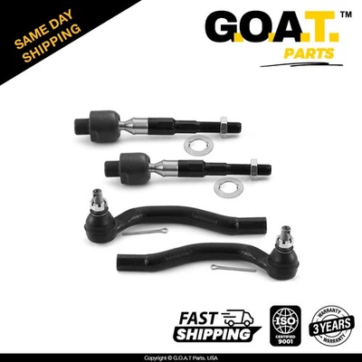 Kit de extremo de varilla de amarre interior y exterior de 4 piezas para Honda Civic 2006-2011 Acura CSX 2006-2011 Foto 1 de 4
