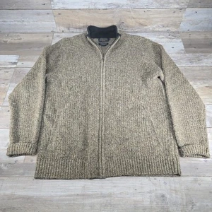 Pendleton Men's Wool Full Zip Sweater M Coyote/Bronceado - Picture 1 of 9