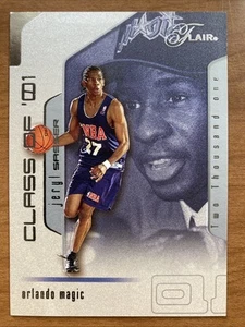 2001-02 Flair Class of '01 Serial # 1333 / 1500 Jeryl Sasser RC Orlando Magic - Picture 1 of 2