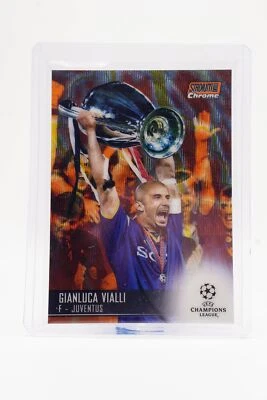 GIANLUCA VIALLI 2020-21 Stadium Club UEFA Juventus Orange Yellow Electric - Image 1 of 2
