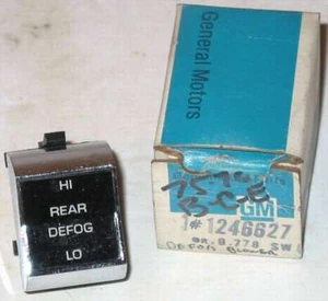1975-1976 Buick LeSabre Electra Riviera NOS defogger switch 1246627 - Picture 1 of 1