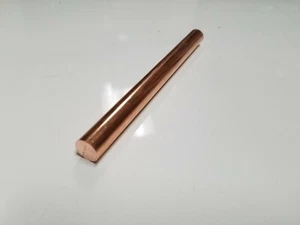 1 Pieces 1/2 110 COPPER SOLID ROUND ROD 6" long New Lathe Stock 1/2 Hard - Picture 1 of 1