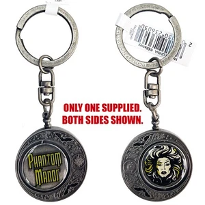 Disneyland Paris Spinning Phantom Manor Keyring Madame Leota Metal Disney Parks - Foto 1 di 8