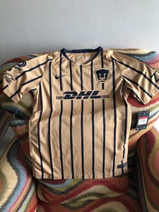 NIKE Pumas Unam SHORT SLEEVES SOCCER/FUTBOL JERSEY New With TagsSize L Youth - Picture 1 of 9
