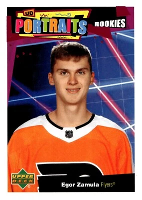 Egor Zamula - 2021-22 Upper Deck Series 2 Portraits Rookies Card #P-57 - Image 1 of 2