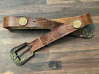 Vintage 1947 Little Boys Penny Steerhide Leather Belt size 22