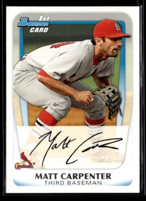 Matt Carpenter - 2011 Bowman 1st Prospects #BP66 St. Louis Cardinals - Image 1 of 2