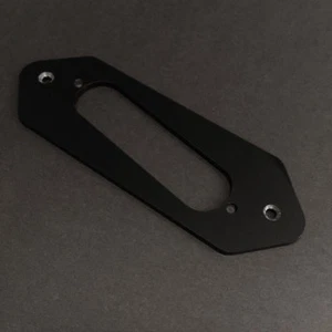 Guitar Parts CONVERSION PICKUP MOUNT RING P90 DogEar Slant Single Coil - BLACK - Picture 1 of 3